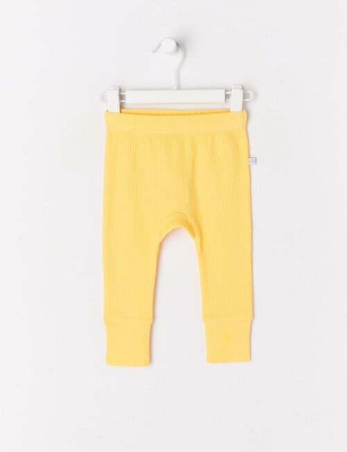 Teeny Weeny Rib Pant,Sunny Yellow product photo