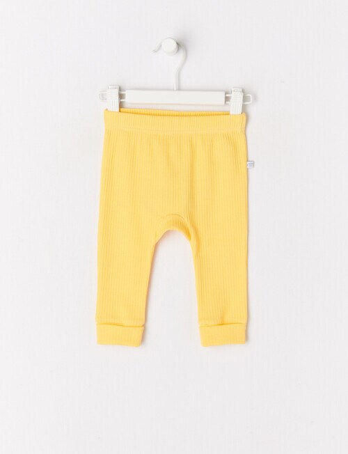Teeny Weeny Rib Pant,Sunny Yellow product photo View 02 L