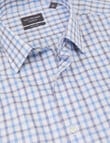 Van Heusen Large Check Long Sleeve Classic Shirt, Blue product photo View 04 S