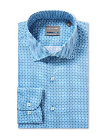 Van Heusen Diamond Long Sleeve Tailored Shirt, Blue product photo
