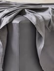 Kate Reed Lowell 500TC Sateen Fitted Sheet, Charcoal product photo