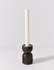 M & Co Rip Candle Stick Holder, Small, Meteorite product photo View 02 S
