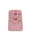 Bubba Blue Air+ Bamboo Wrap & Pram Clip Set, Pink Heart product photo View 02 S