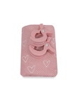 Bubba Blue Air+ Bamboo Wrap & Pram Clip Set, Pink Heart product photo View 02 S