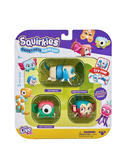 Little Live Squirkies, 3-Pack, Assorted product photo View 03 L