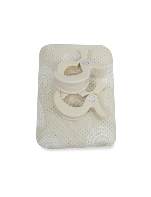 Bubba Blue Air+ Bamboo Wrap & Pram Clip Set, Sand Rainbow product photo View 02 L