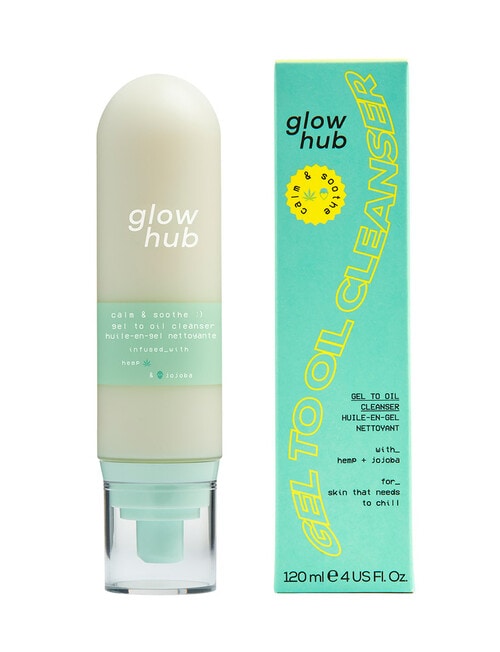 Glow Hub Calm & Soothe Gel To Oil Cleanser, 120ml product photo