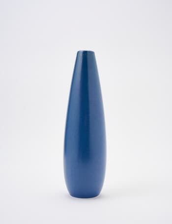 M&Co Form Vase, Indigo, 29cm product photo