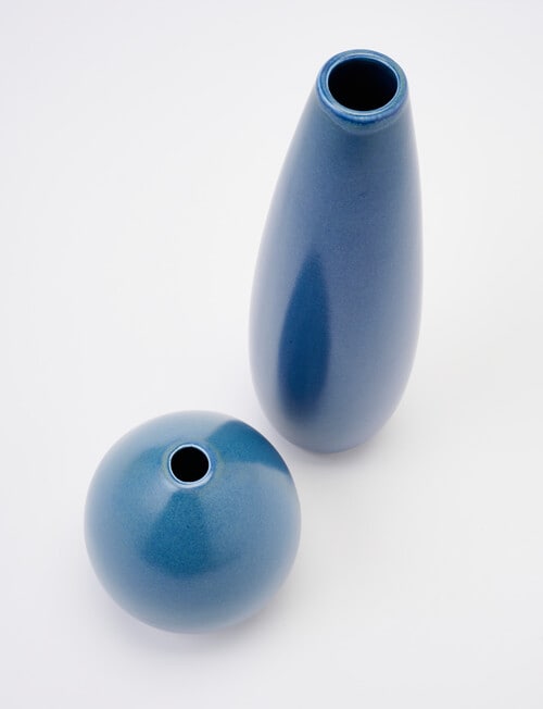 M&Co Form Vase, Indigo, 29cm product photo View 06 L