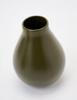 M&Co Form Vase, Olive, 18.5cm product photo View 02 S