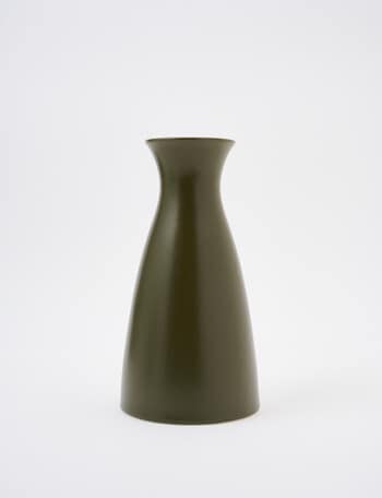 M&Co Form Vase, Olive, 22cm product photo
