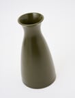 M&Co Form Vase, Olive, 22cm product photo View 02 S