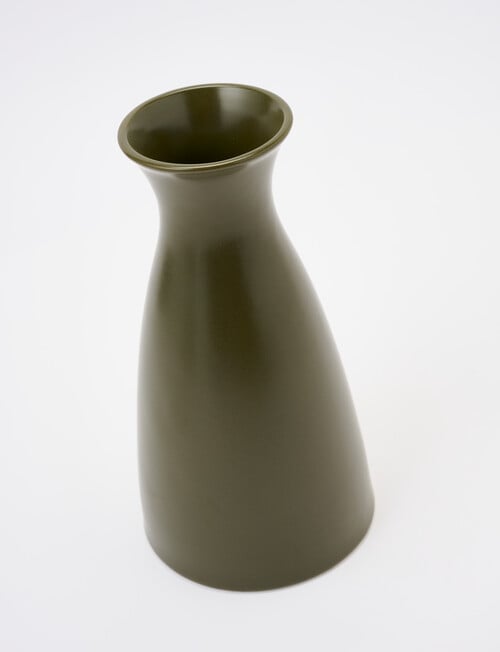 M&Co Form Vase, Olive, 22cm product photo View 02 L