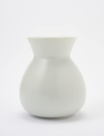 M&Co Form Vase, Fog, 17cm product photo