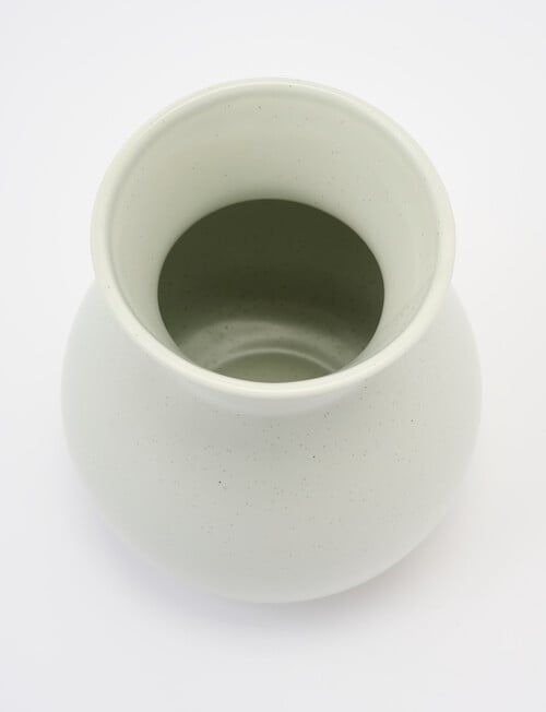 M&Co Form Vase, Fog, 17cm product photo View 03 L