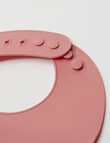 Teeny Weeny Silicone Bib, 2-Pack, Rose product photo View 04 S