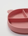 Teeny Weeny Silicone Plate with Cutlery Set, Rose product photo View 04 S