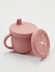 Teeny Weeny Silicone Sippy & Snack Cup, Rose product photo View 03 S