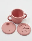 Teeny Weeny Silicone Sippy & Snack Cup, Rose product photo View 05 S
