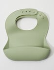 Teeny Weeny Silicone Bib, 2-Pack, Mint product photo