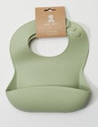 Teeny Weeny Silicone Bib, 2-Pack, Mint product photo View 02 S