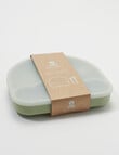 Teeny Weeny Silicone Plate with Lid & Cutlery, Mint product photo View 02 S