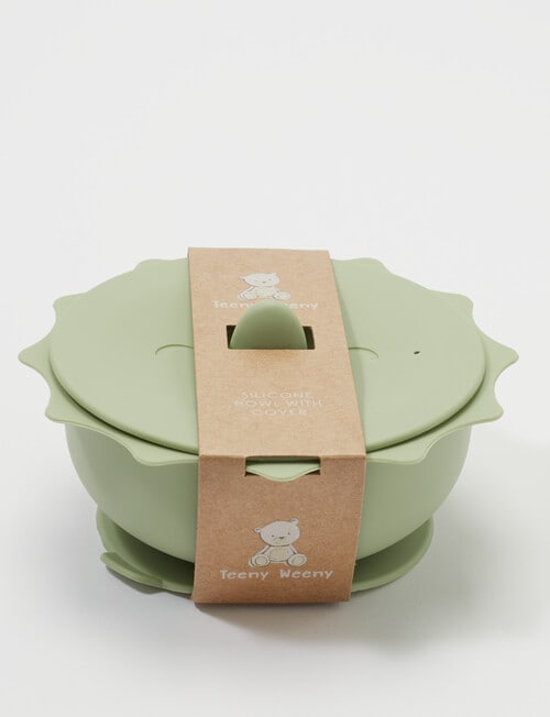 Teeny Weeny Silicone Bowl with Lid, Mint product photo View 02 L