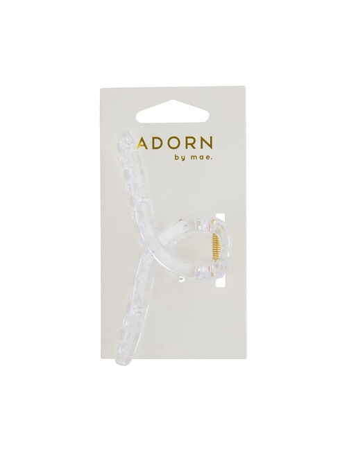 Adorn by Mae Slim Grip Claw, Clear product photo View 02 L