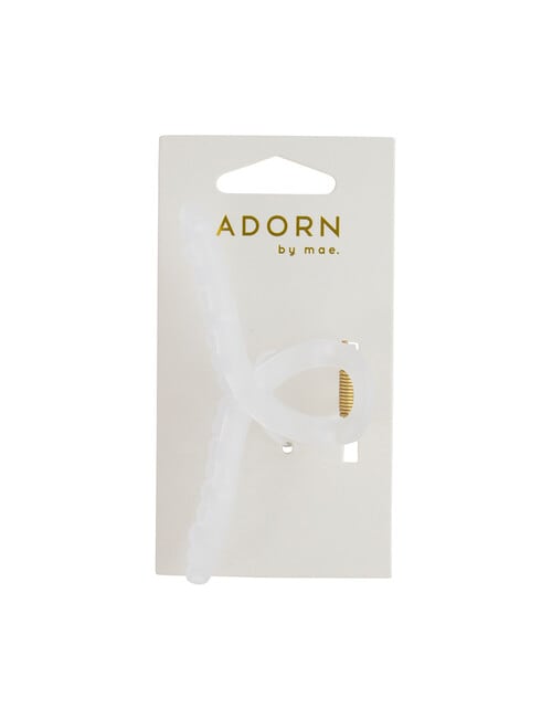 Adorn by Mae Slim Grip Claw, Frosted Clear product photo View 02 L