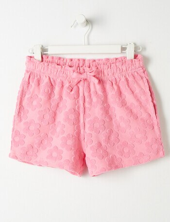 Mac & Ellie Cotton Blend Daisy Short, Hot Pink product photo