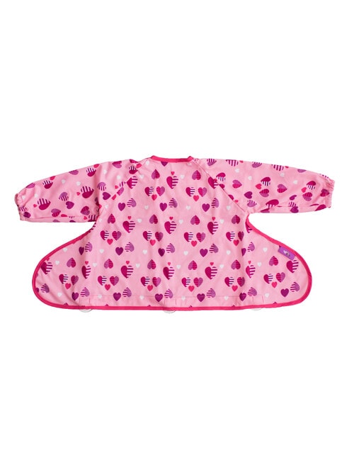 Tidy Tot Cover & Catch Bib, Pink Heart product photo