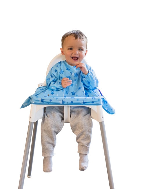 Tidy Tot Cover & Catch Bib, Blue Star product photo View 07 L