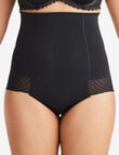 Nancy Ganz Revive Lace High Waist Brief, Black product photo