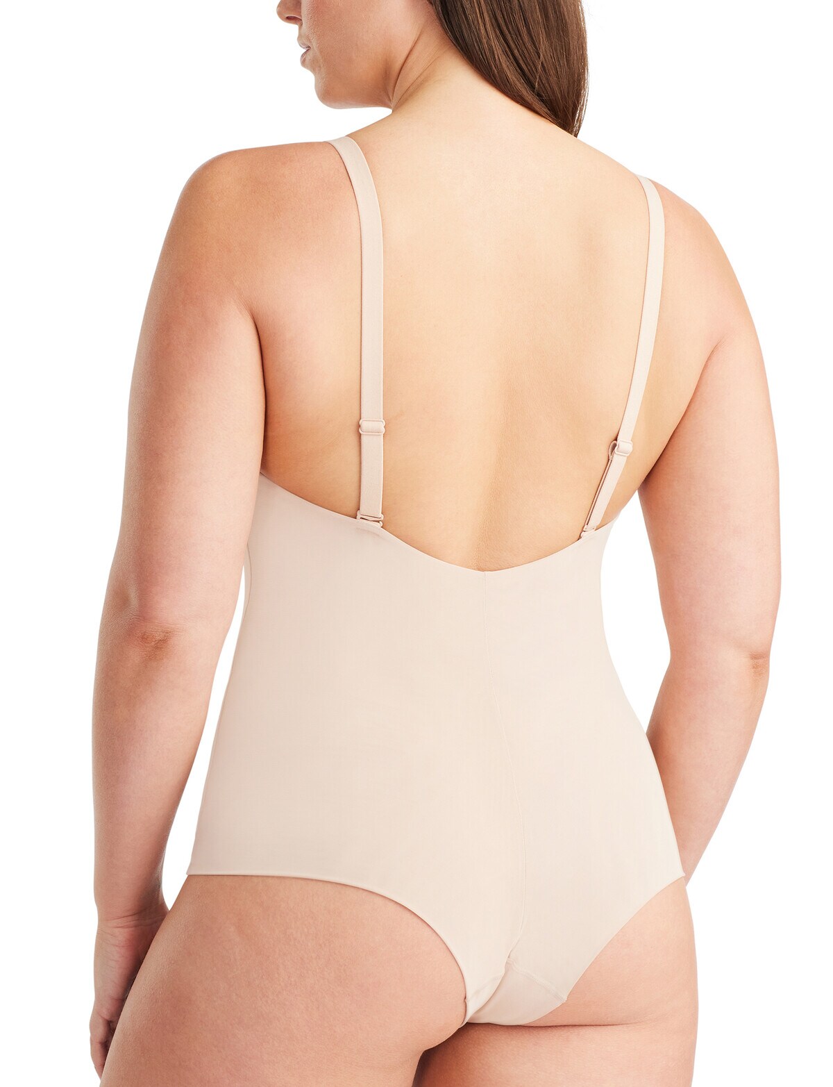 Nancy Ganz Sheer Infinity Bodysuit, Warm Taupe Shapewear