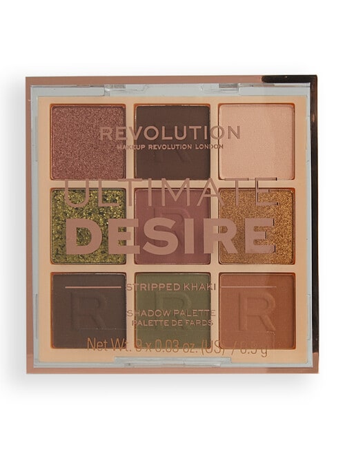 Makeup Revolution Ultimate Desire Shadow Palette, Stripped Khaki product photo View 02 L