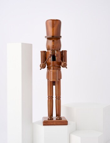 Home Of Christmas Wood Drummer Nutcracker, Natural product photo