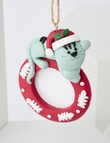 Home Of Christmas Clay Kitty Photo Frame Ornament product photo View 02 S