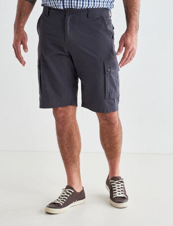 Line 7 Austin Cargo Pocket Short, Charcoal - Shorts