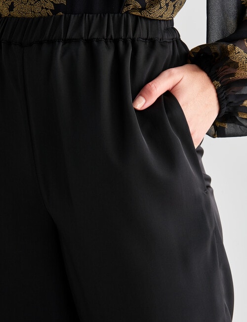 Whistle Regular-Length Fluid Dress Pant, Black product photo View 04 L