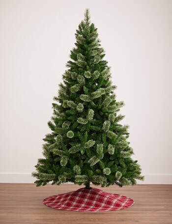 Home Of Christmas Plaid Tree Skirt, Ruby product photo