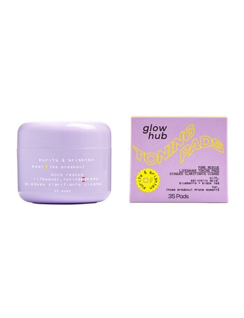 Glow Hub Purify & Brighten Pore Rescue Toning Pads product photo