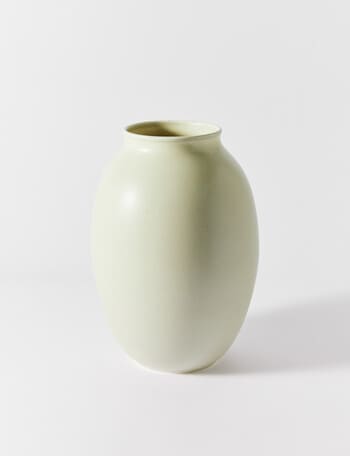 M&Co Sculpt Vase, Large, Sea product photo
