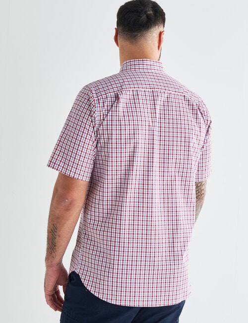 Line 7 Abel Short Sleeve Shirt, Red product photo View 02 L