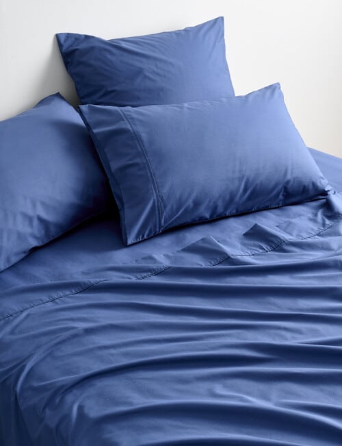 Haven 225TC Cotton Rich Sheet Set, Navy product photo View 02 L