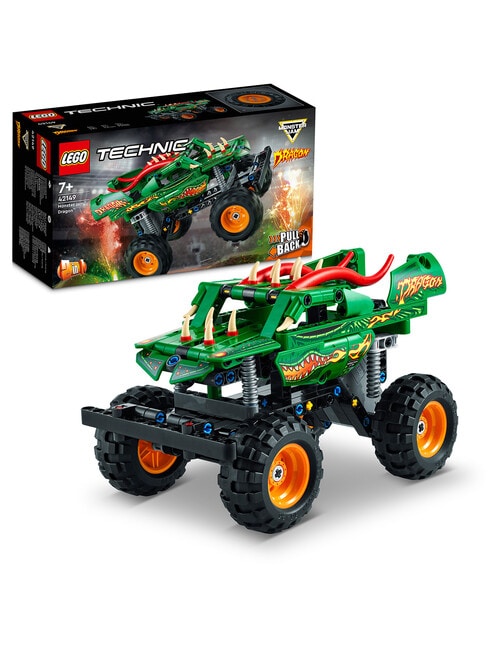 LEGO Technic Monster Jam Dragon Pull Back Truck, 42149 product photo