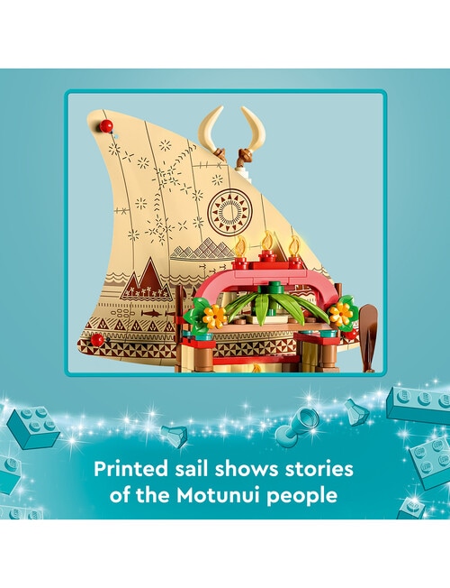 LEGO Disney Princess Moana's Wayfinding Boat, 43210 product photo View 05 L