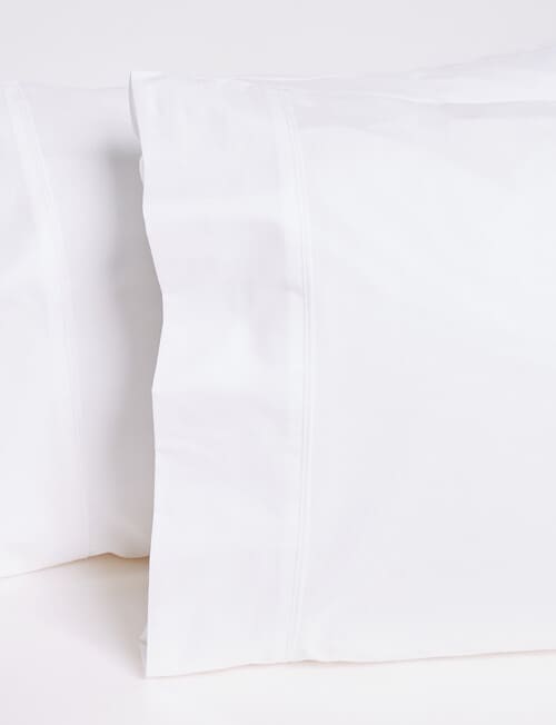 Haven 225TC Cotton Rich Standard Pillowcase Pair, White product photo View 02 L