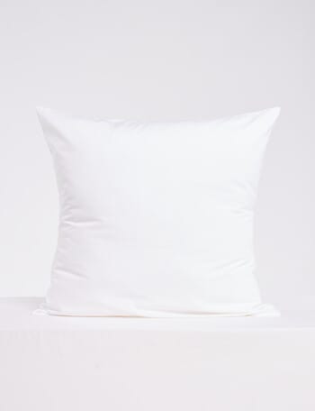 Haven 225TC Cotton Rich Euro Pillowcase, White product photo