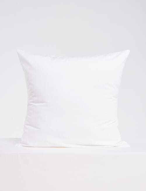 Haven 225TC Cotton Rich Euro Pillowcase, White product photo