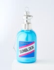 Home Of Christmas Glass Sunblock, Blue & Silver product photo View 02 S